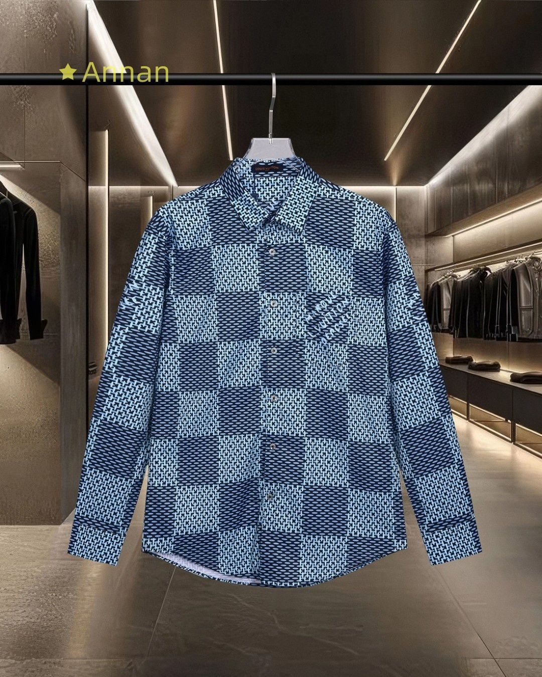 新品同様 人気 新品 タグ付 LV LOUIS VUITTON ルイヴィトン 長袖シャツ メンズ レディース ユニセックス カジュアル