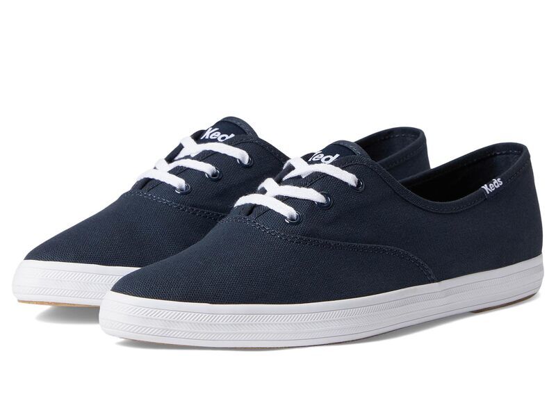ケッズ レディース シューズ スニーカー Keds Champion Point Low Navy Canvas ネイビー