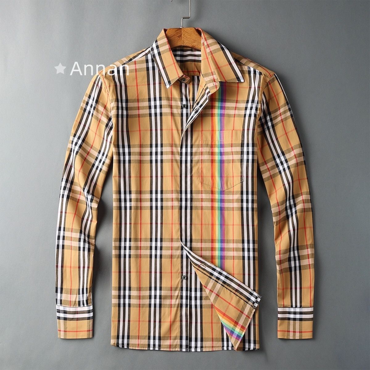 状態良 新品 期間限定☆ 新品 タグ付 BURBERRY バーバリー 長袖シャツ メンズ レディース ユニセックス カジュアル