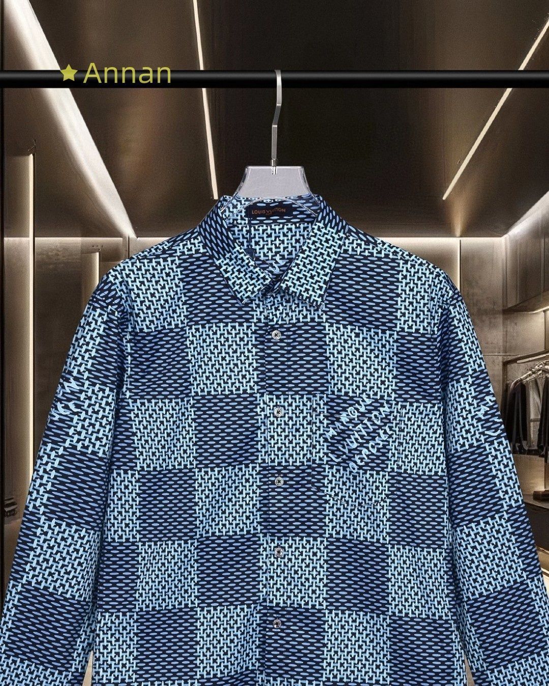 新品同様 人気 新品 タグ付 LV LOUIS VUITTON ルイヴィトン 長袖シャツ メンズ レディース ユニセックス カジュアル