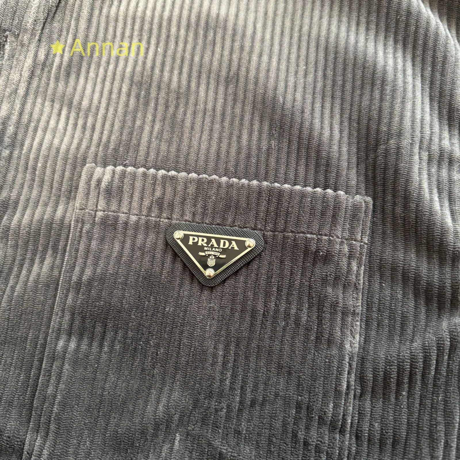 最終値下げ！新品 タグ付 PRADA プラダ 長袖シャツ メンズ レディース ユニセックス カジュアル