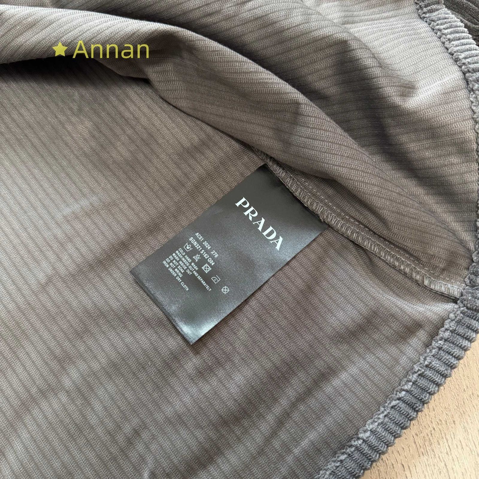 最終値下げ！新品 タグ付 PRADA プラダ 長袖シャツ メンズ レディース ユニセックス カジュアル