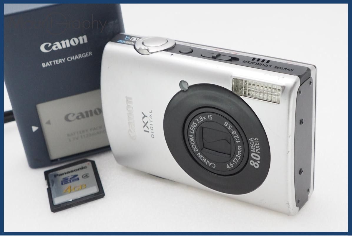 CANON キヤノン IXY DIGITAL 910 IS バッテリー&充電器付属 同梱無料 #i11153