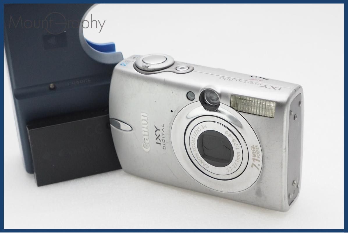 【動作保証】 CANON キヤノン IXY DIGITAL 600 バッテリー&充電器付属 同梱無料 #i11157