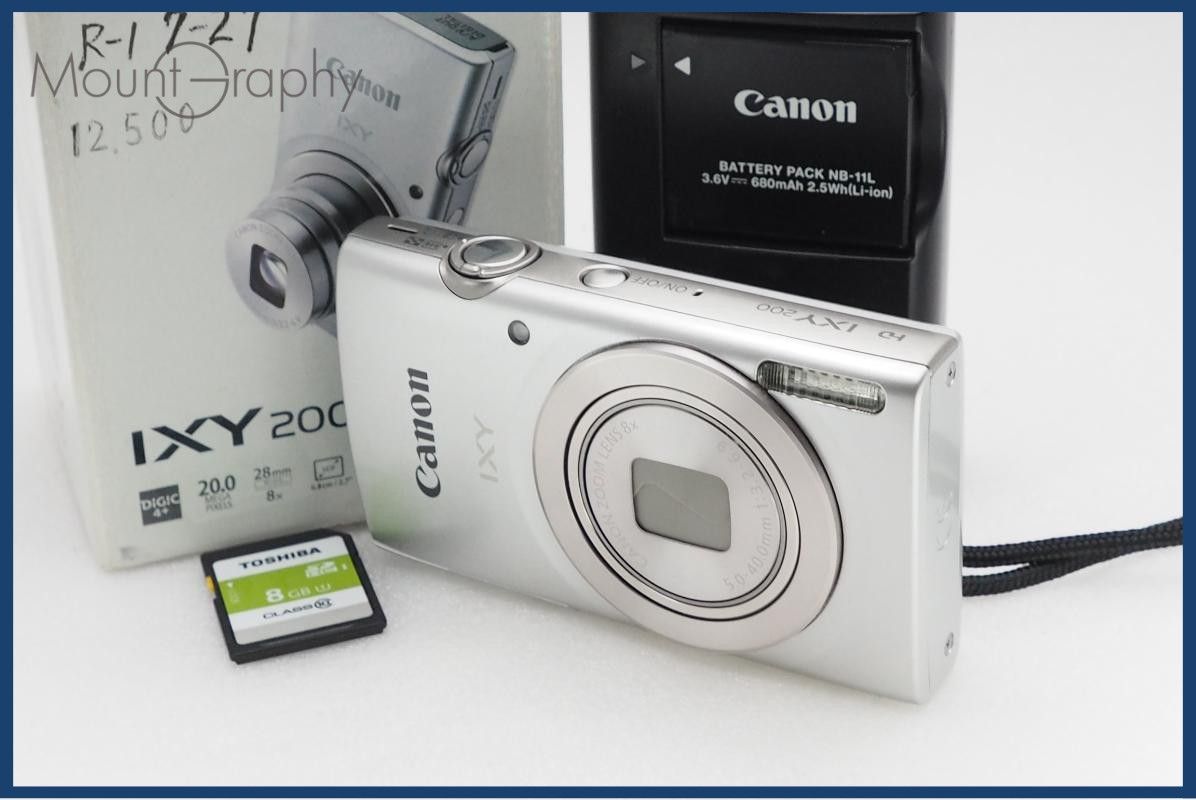 【美品・動作保証】 CANON キヤノン IXY 200 同梱無料 #i11162