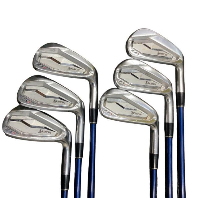 【中古】 ダンロップ SRIXON ZX5 6S アイアンセット IR Diamana ZX for IRON (フレックスS) メンズ 男性用 右利き 右用 Cランク ゴルフクラブ
