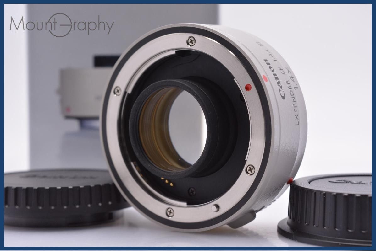 【美品・動作保証】 キヤノン Canon EXTENDER EF 1.4X III 前後キャップ、元箱付 同梱無料 #yk9074