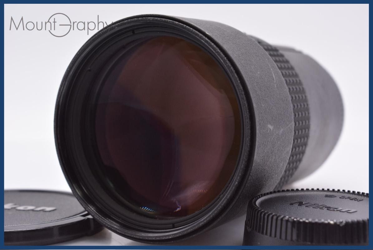 【動作保証】 ニコン Nikon AF NIKKOR 180mm F2.8 ED 前後キャップ付 同梱無料 #yk9085