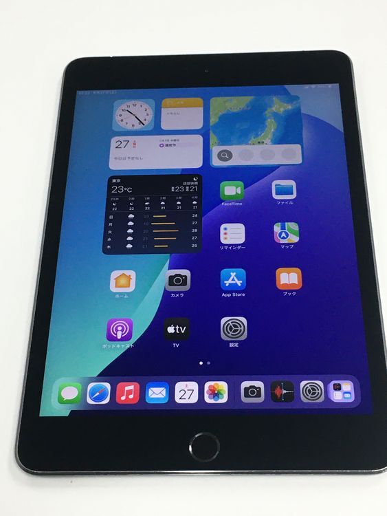 美品 Apple iPad mini 5 SIMフリー 256GB スペースグレイ【動作確認・初期化済】