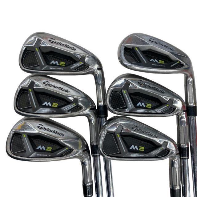 【中古】 テーラーメイド M2(2017) 6S アイアンセット IR RE-AX 90 STEEL JAPAN・SPEC(アイアン) (フレックスS) メンズ 男性用 右利き 右用 Cランク ゴルフクラブ