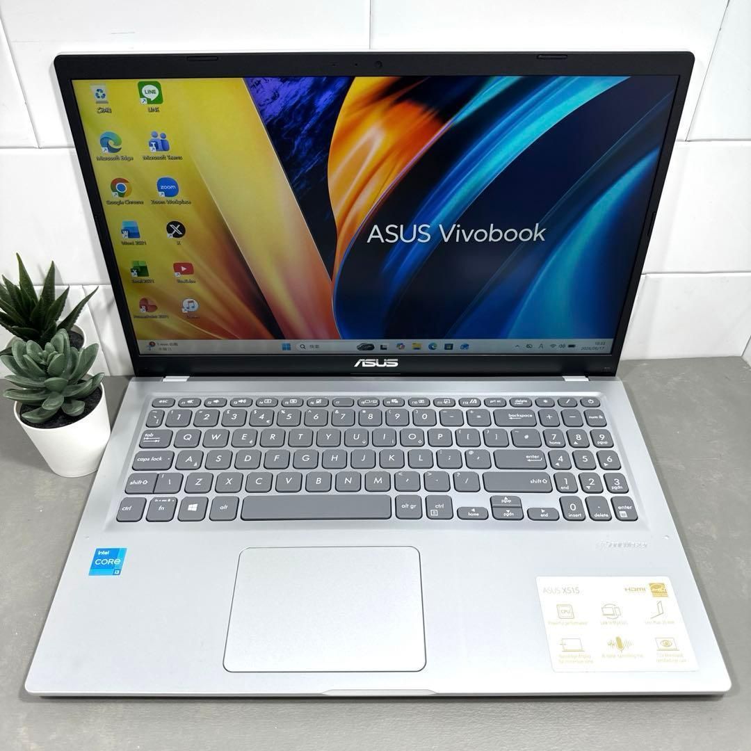 【ASUS】Vivibook15トランスシルバー☘️11世代☘NVMe512