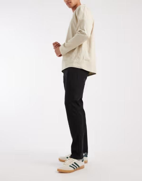 ジャック アンド ジョーンズ メンズ ボトムス デニムパンツ ジーンズ Jack Jones Clark straight fit jeans Black ブラック