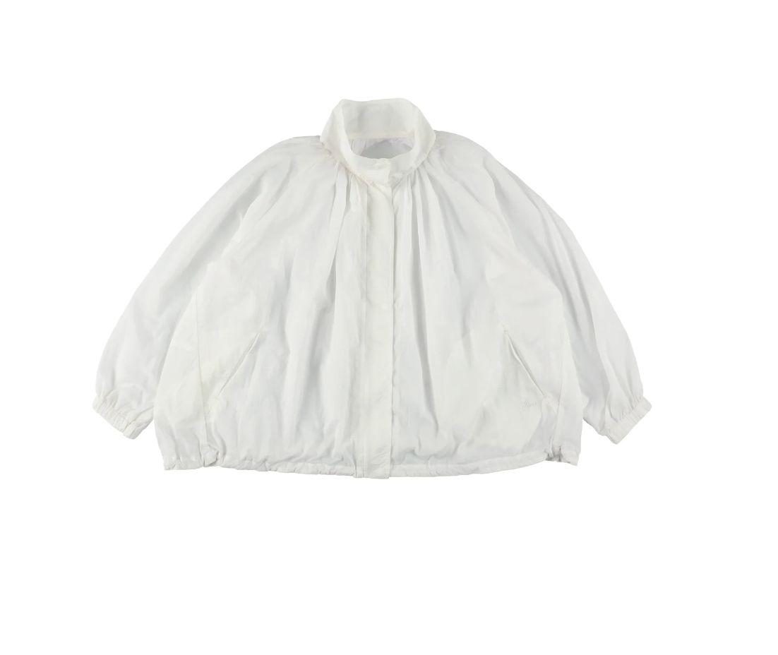 NANGA ナンガ ナエコエアナイロン ギャザーブルゾン（ ウィメンズ） ECO AIR NYLON GATHER BLOUSON W WHT