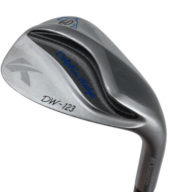 【中古】 キャスコ Dolphin Wedge DW-123 シルバー 60° ウェッジ WG 純正特注シャフト (フレックスR) メンズ 男性用 右利き 右用 Cランク ゴルフクラブ
