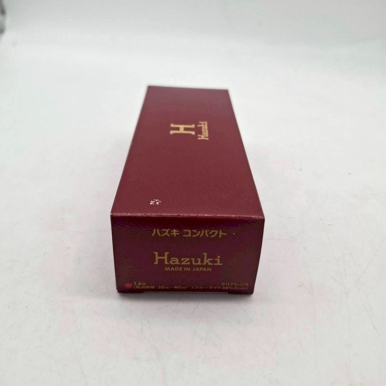 1週間保証] Hazuki ハズキルーペ コンパクト 1.6倍 クリアレンズ 赤