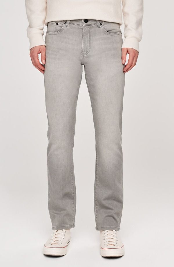 ディーエル 1961 メンズ ボトムス デニムパンツ ニット ジーンズ DL1961 Russell DL Ultimate Knit Slim Straight Jeans Washed Grey