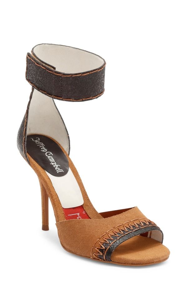 ジェフリー キャンベル レディース シューズ サンダル アンクル Jeffrey Campbella Vidankle Strap Sandal Tan Suede Brown ブラウン