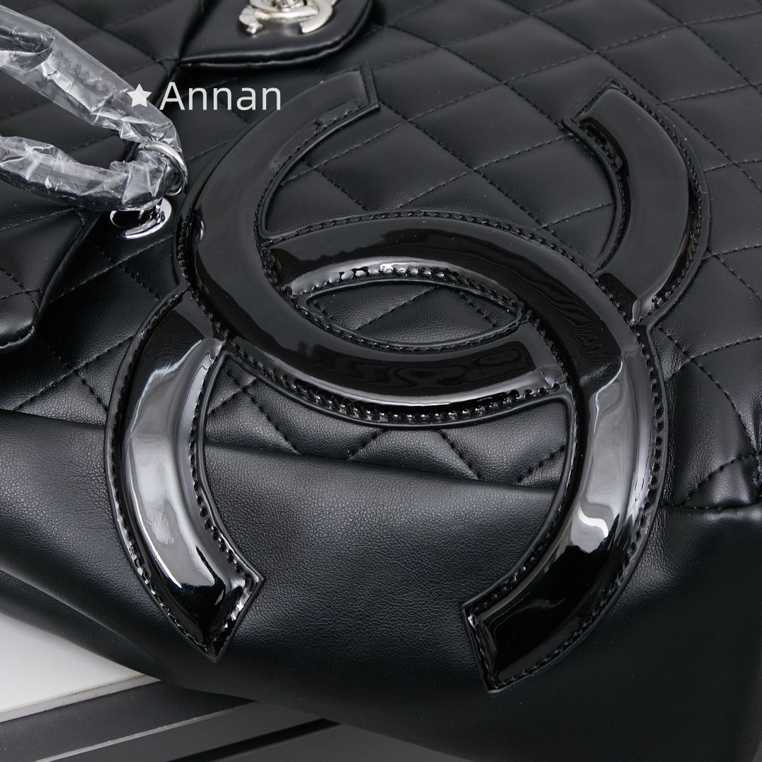 送料無料 美品 本革 レディース CHANEL シャネル トートバッグ