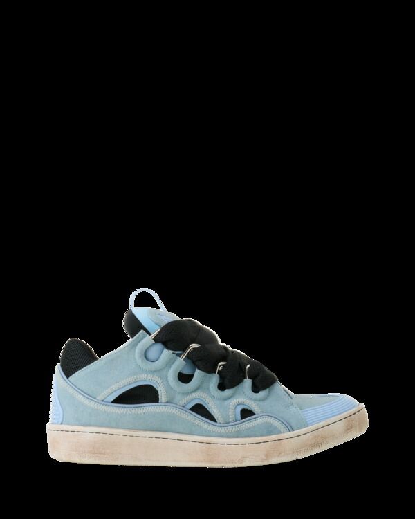 ランバン レディース シューズ スニーカー Lanvin Curb Canvasneakers BlueAmber ブルー