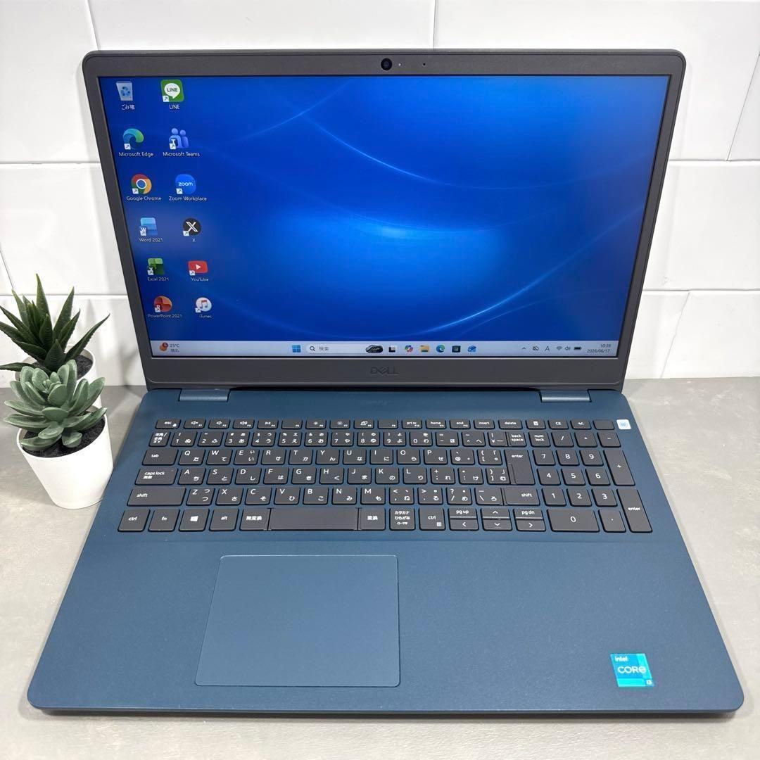 【DELL】Inspironクオリーブルー☘11世代☘️NVMe256+1TB