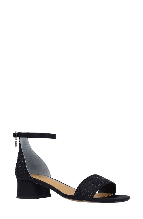 ジェイレニー レディース シューズ ヒール サンダル アンクル J Rene Winsley Ankle Strap Sandal Black ブラック