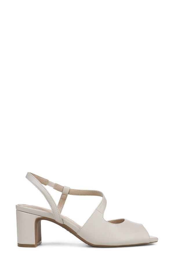 ライフストライド レディース シューズ ヒール サンダル LifeStride Theo Slingback Sandal Bone｜ハイヒール・パンプス
