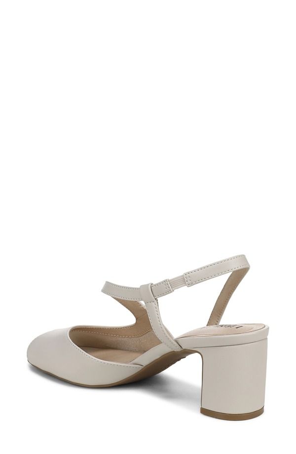 ライフストライド レディース シューズ ヒール サンダル LifeStride Theo Slingback Sandal Bone｜ハイヒール・パンプス