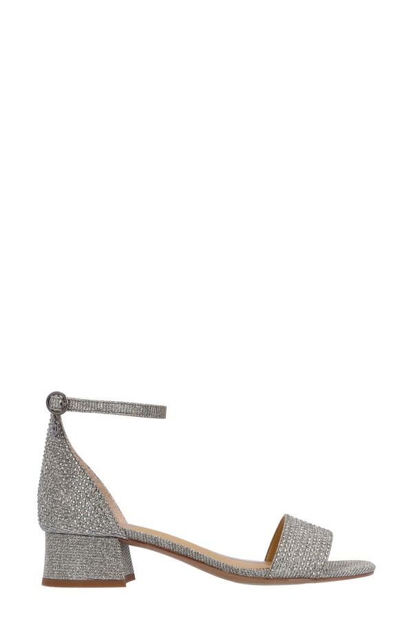 ジェイレニー レディース シューズ ヒール サンダル アンクル J Rene Winsley Ankle Strap Sandal Pewter ピューター