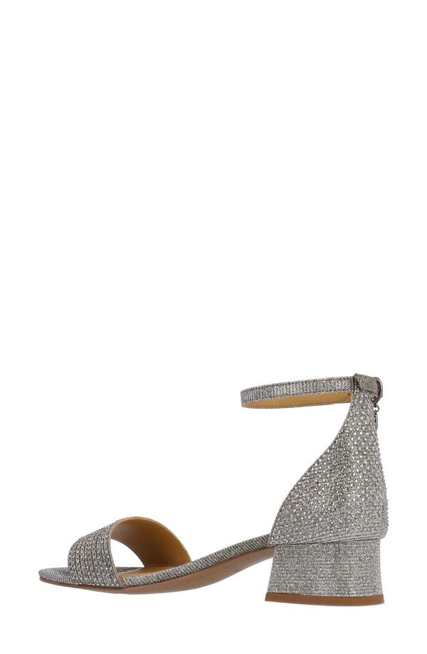 ジェイレニー レディース シューズ ヒール サンダル アンクル J Rene Winsley Ankle Strap Sandal Pewter ピューター