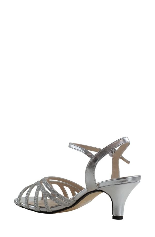 タッチアップ レディース シューズ ヒール サンダル Touch Ups Amara Sandal Silver シルバー