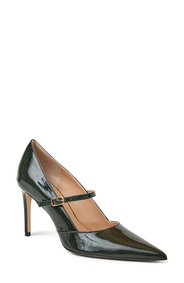 ブルーノマグリ レディース シューズ ヒール Bruno Magli Prima Pointed Toe Mary Jane Pump Emerald Patent エメラルド