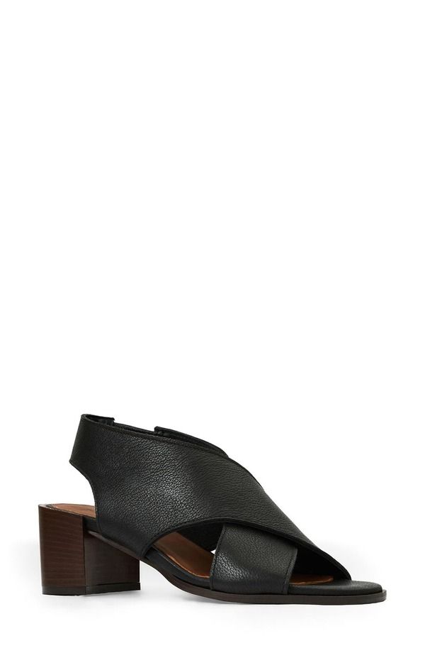 アクアタリア レディース シューズ ヒール サンダル Aquatalia Dovera Weatherproof Sandal Black Pebbled Leather ブラック