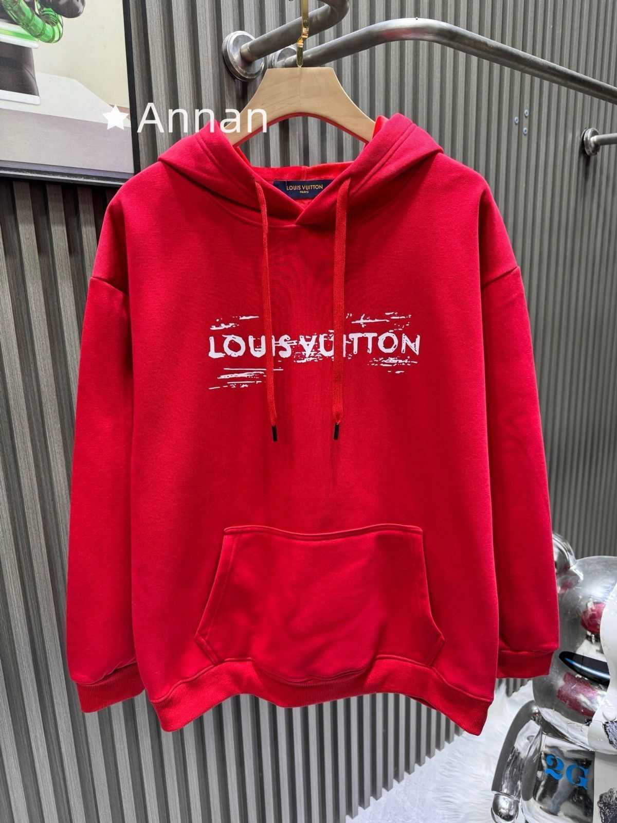 状態良 新品 タグ付 LV LOUIS VUITTON ルイヴィトン パーカー シンプルフード付きパーカー ユニセックス