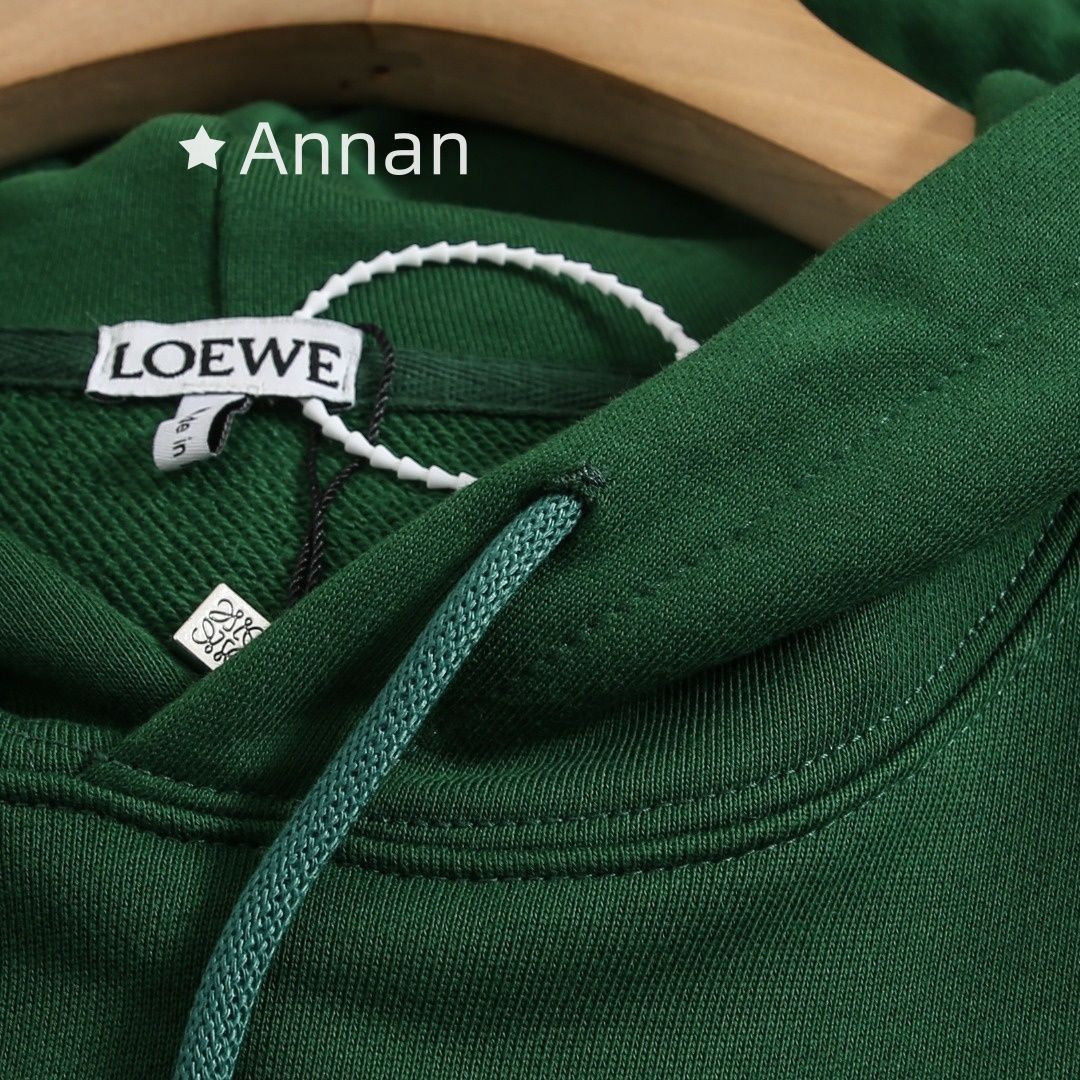 送料無料 美品 美品 超美品 新品 タグ付 LOEWE　ロエベ パーカー シンプルフード付きパーカー ユニセックス