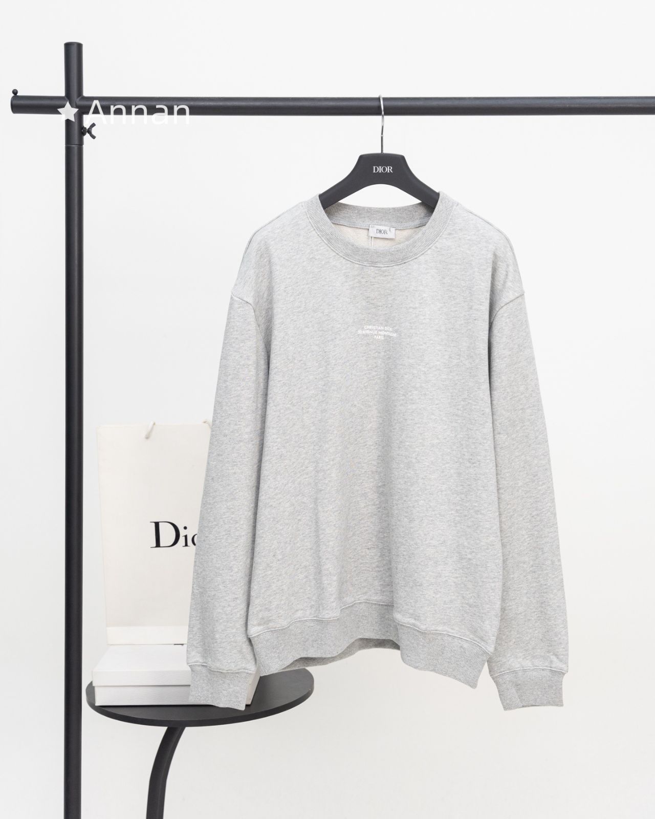 超極SSS美品 良品新品 タグ付 Christian Dior クリスチャンディオール パーカー 長袖Tシャツ トップス シンプルフード付きパーカー ユニセックス