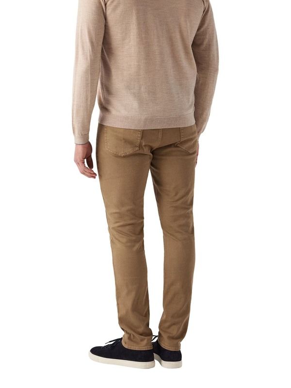 ロバート タルボット メンズ ボトムス カジュアルパンツ Robertalbott Hudson Comfort Stretch 5 Pocket Pant Earth Brown ブラウン - サムネイル