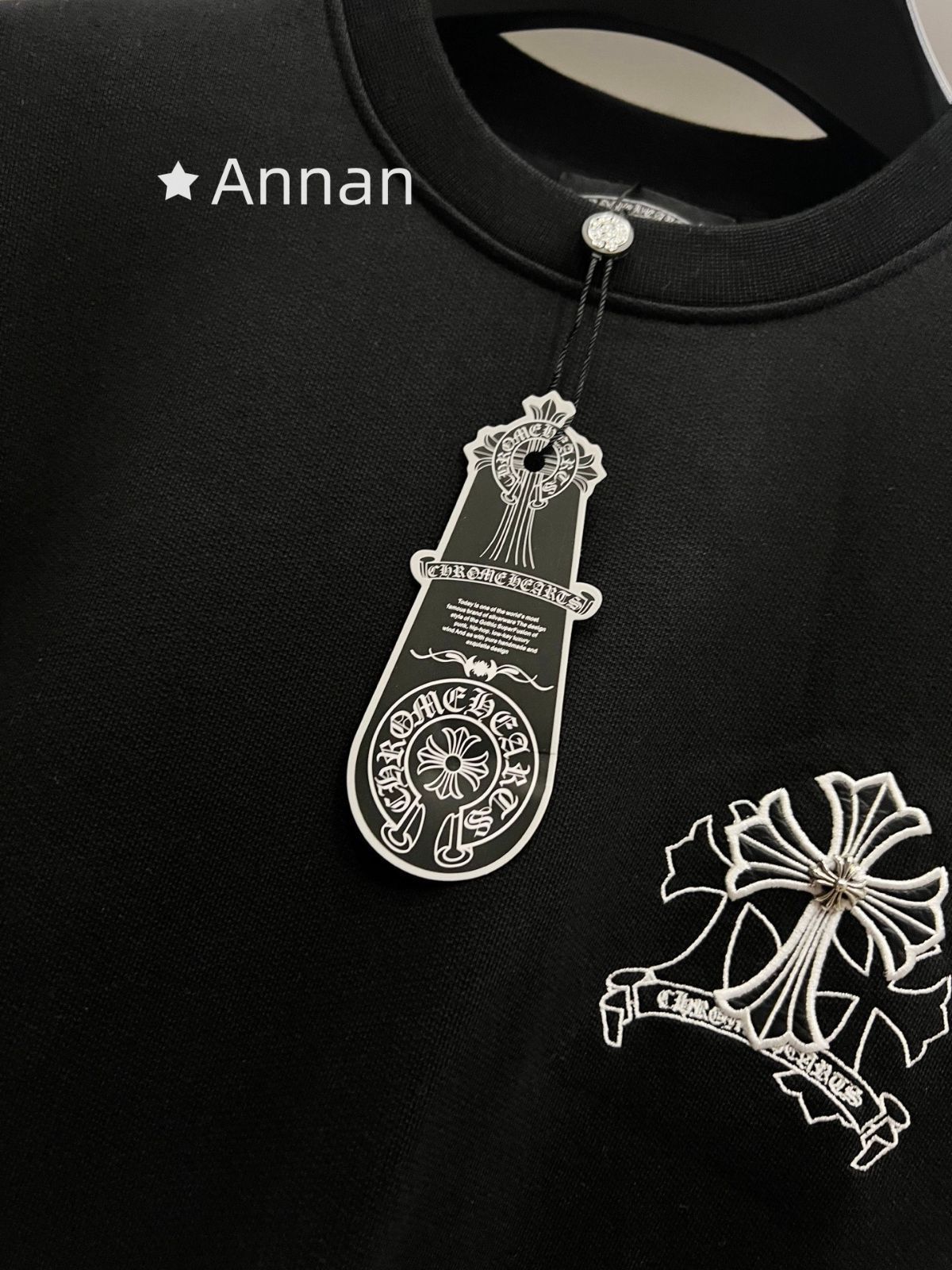 極美品 新品 タグ付 CHROME HEARTS クロムハーツ パーカー シンプルフード付きパーカー ユニセックス