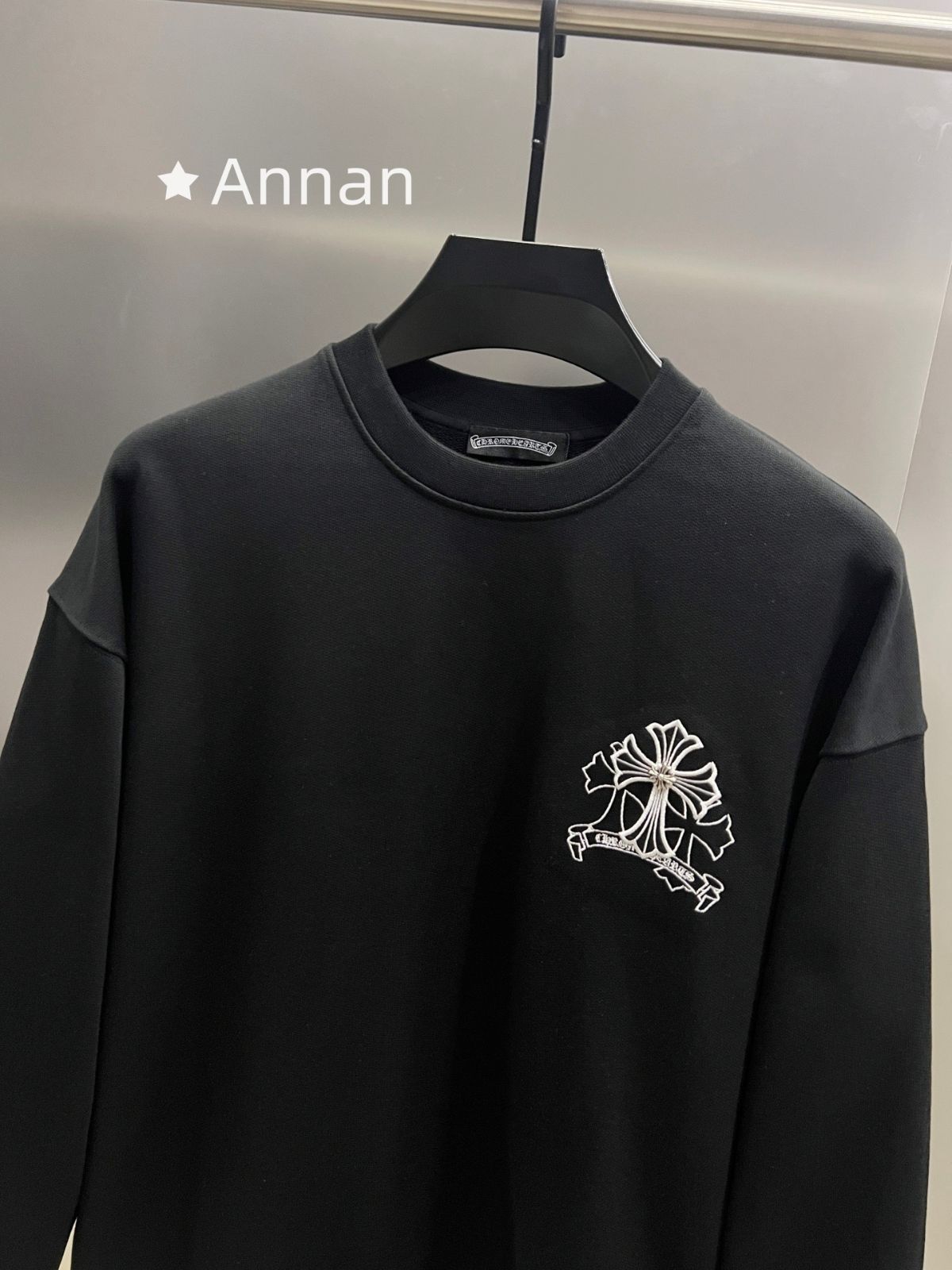 極美品 新品 タグ付 CHROME HEARTS クロムハーツ パーカー シンプルフード付きパーカー ユニセックス