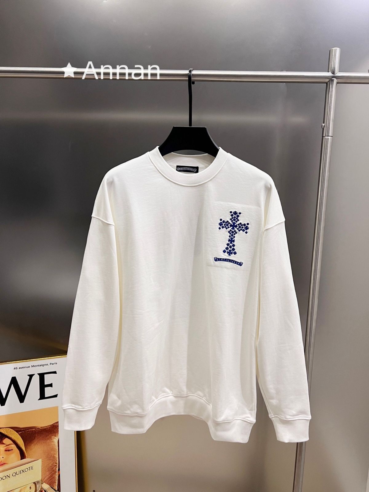限界価格美品 新品 タグ付 CHROME HEARTS クロムハーツ パーカー シンプルフード付きパーカー ユニセックス