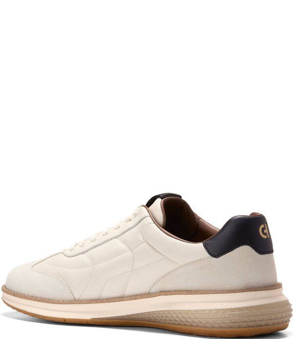 コールハーン メンズ シューズ スニーカー レザー Cole Haan Mens GrandPro Touchlinenergyweave Leather Nubuck Sneakers IvoryS