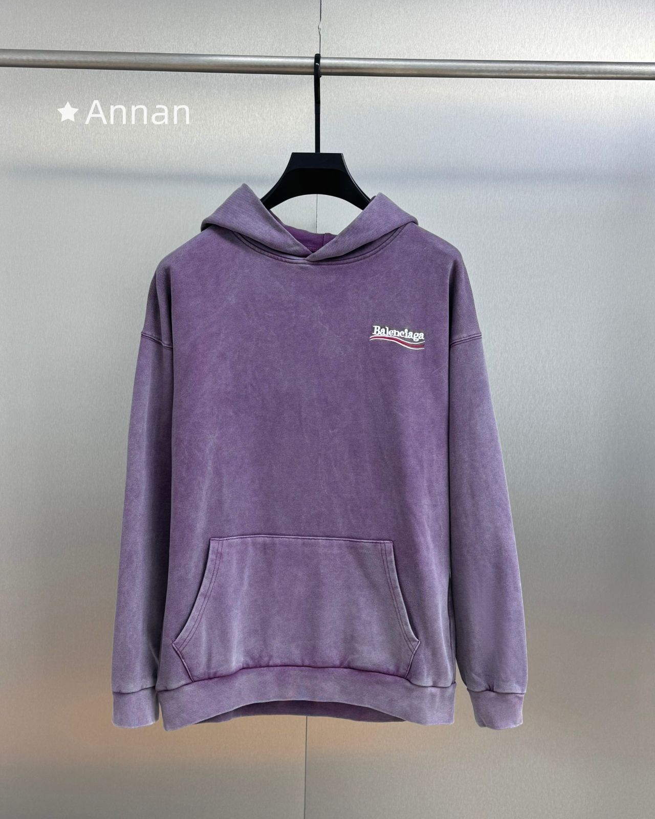 美品 限定 新品 タグ付 BALENCIAGA バレンシアガ パーカー 長袖Tシャツ トップス シンプルフード付きパーカー ユニセックス