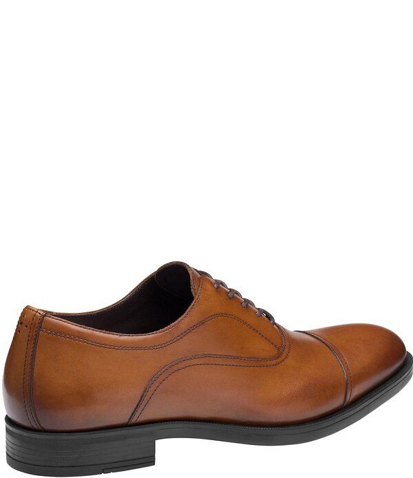 ジョンストンアンドマーフィー メンズ シューズ オックスフォード キャップ レザー Johnston Murphy Mens Conlin Leather Cap Toe Oxfords Lighta