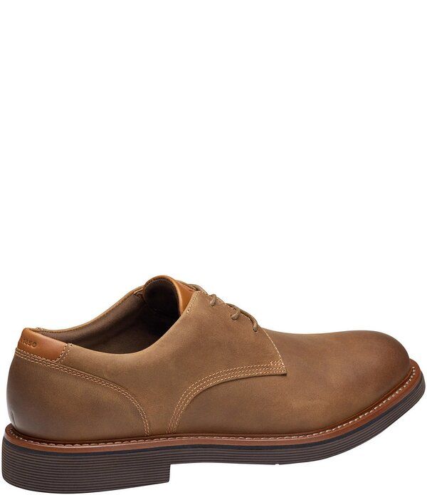 ジョンストンアンドマーフィー メンズ シューズ オックスフォード レザー Johnston Murphy Mens Tyson Oiled Leather Plain Toe Oxfords Brow