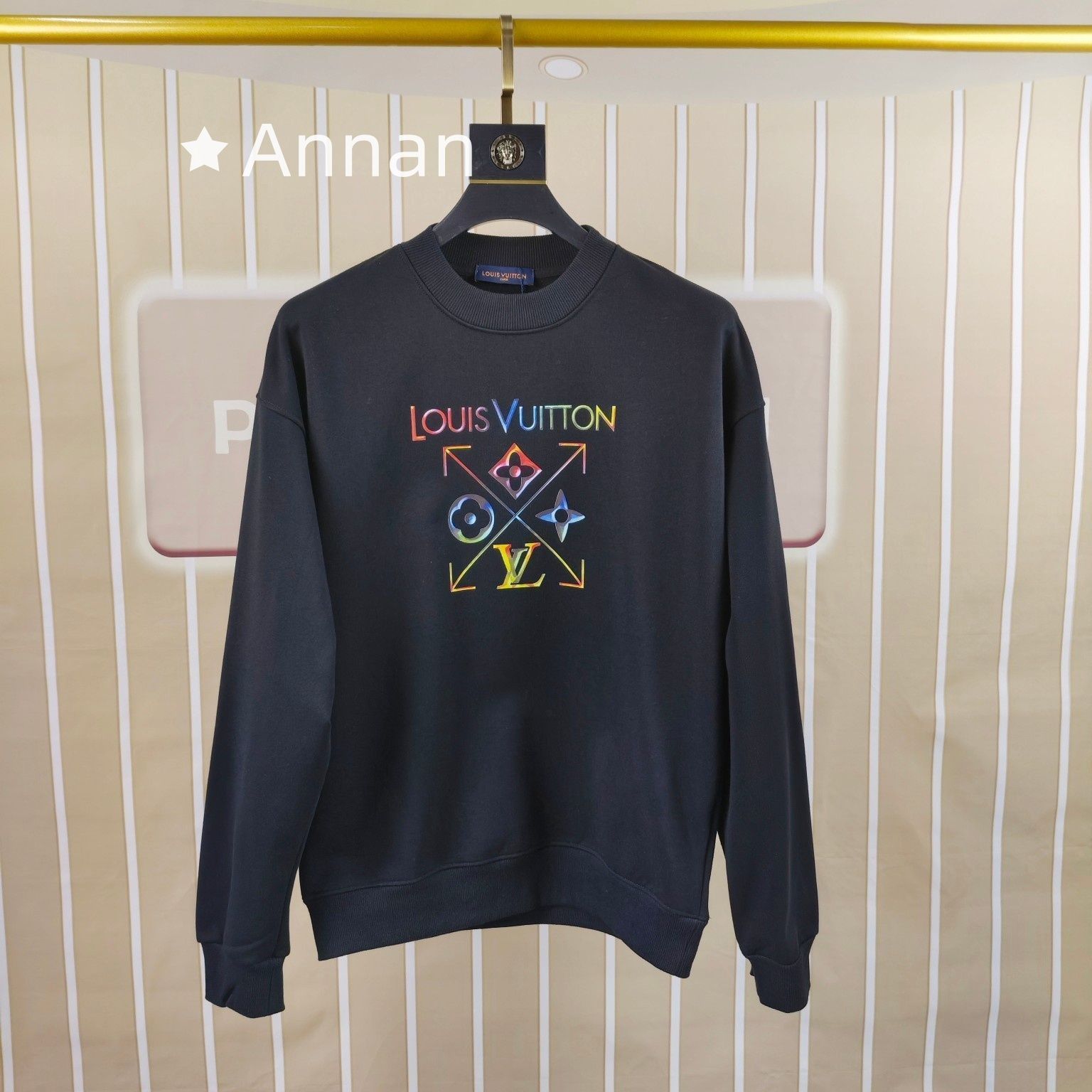 実用性 ★★ 新品 タグ付 LV LOUIS VUITTON ルイヴィトン パーカー シンプルフード付きパーカー ユニセックス