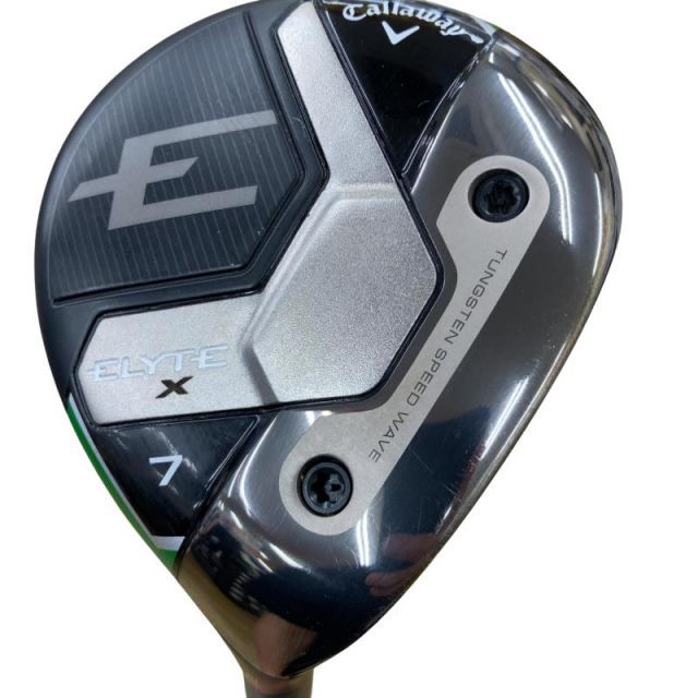 【中古】 キャロウェイ ELYTE X 7W フェアウェイウッド FW VENTUS GREEN 50 for CW(ELYTE FW) (フレックスS) メンズ 男性用 右利き 右用 Cランク ゴルフクラブ