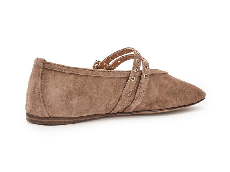 スティーブ マデン レディース トップス シャツ Steve Madden Lydia Taupe Suede トープ