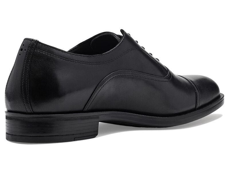 ジョンストンアンドマーフィー メンズ シューズ オックスフォード キャップ Johnston Murphy Conlin Cap Toe Black Full Grai ブラック