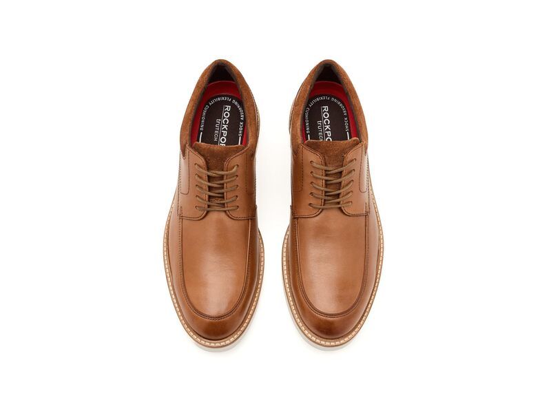 ロックポート メンズ シューズ オックスフォード Rockport Macnab Medium Natural