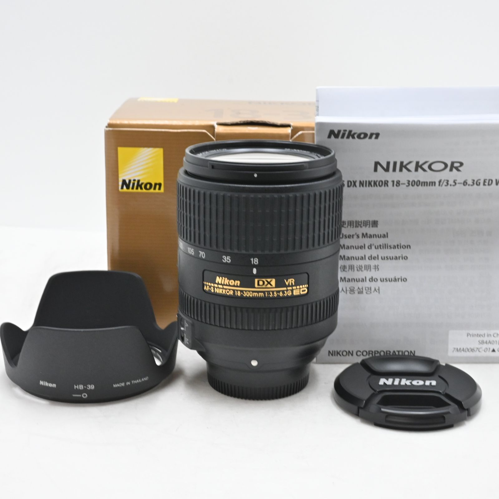 極上品 Nikon 高倍率ズームレンズ AF-S DX NIKKOR 18-300mm f/3.5-6.3G ED VR