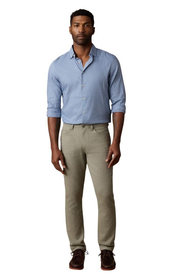 ファレティ メンズ ボトムス カジュアルパンツ リネン Faherty Movement Linen Blend Pantsage Cliff セージ